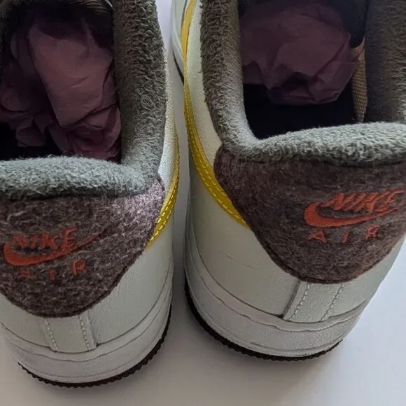 Nike Air Force 1 CACTUS LV8 GS Vivid Sulfur GREEN FV3647-171 Youth 7Y | Wmn's 9 - Picture 4 of 7